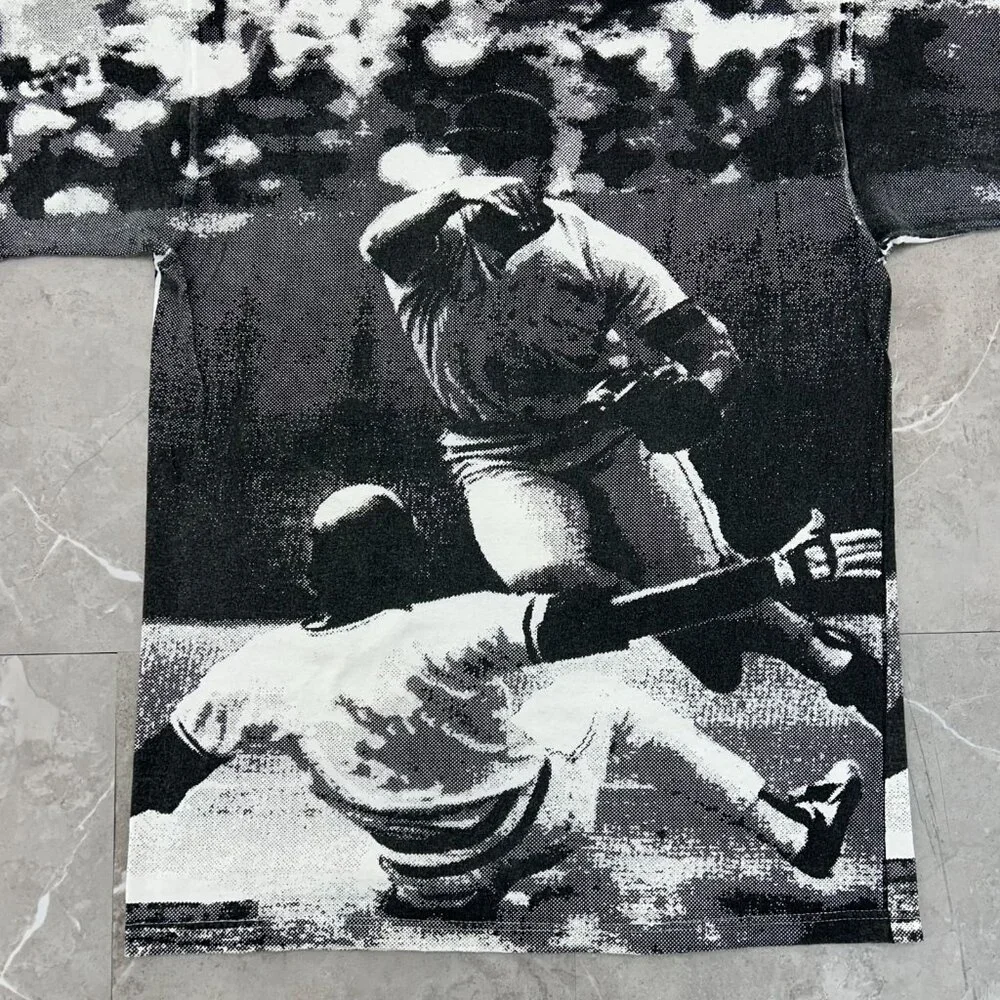 Vintage Minnesota Twins Graphic Tee Mens‎ Large AOP All Over Print MLB Baseball